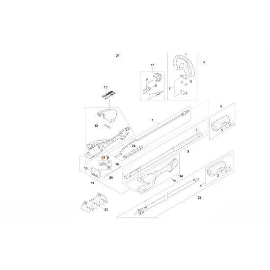 STIHL  Dźwignia HA01 430 6400